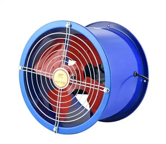 sf低噪音轴流风机220v家用厨房圆筒管道强力排气扇380v高速通风机