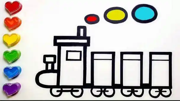 火车简笔画 火车简笔画幼儿