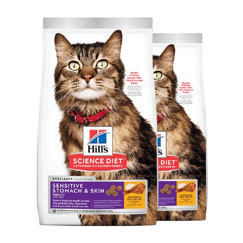 低敏7磅猫粮鸡肉调理肠胃成猫进口希尔思hill猫全价膨化粮