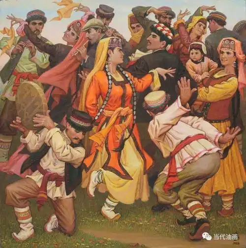 《赛乃姆》布面油彩 122cm×98cm 1993