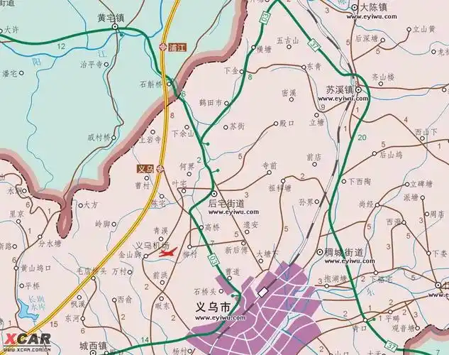 义乌火车站在什么位置?