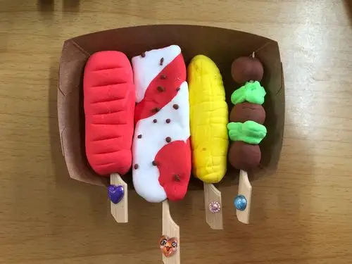 第三节创意彩泥课～烤串