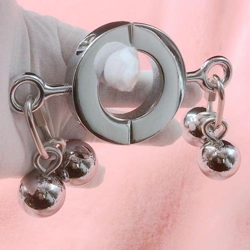 阴囊负重吊坠男性阴茎金属挂件重量可调节jj锻炼哑铃蛋蛋束缚器具