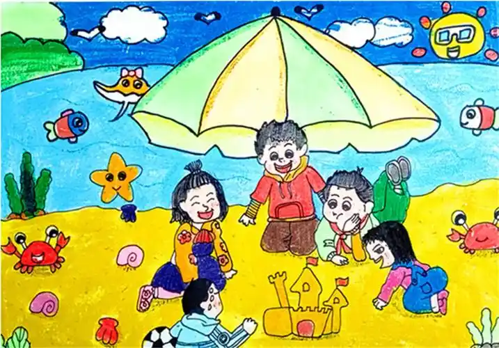 "海边的童年"胶东儿童绘画展