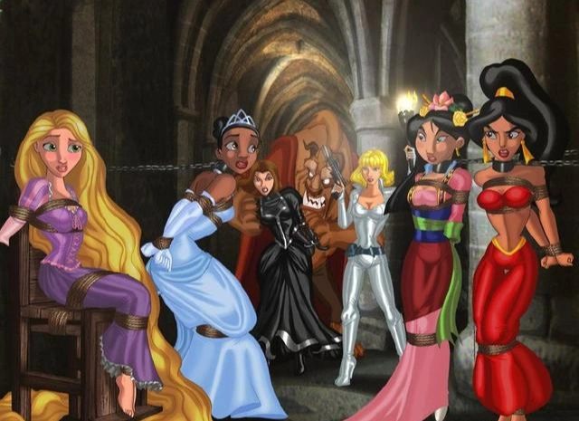 【一点资讯】当迪士尼公主中5大公主同时被捉,你选择救谁?