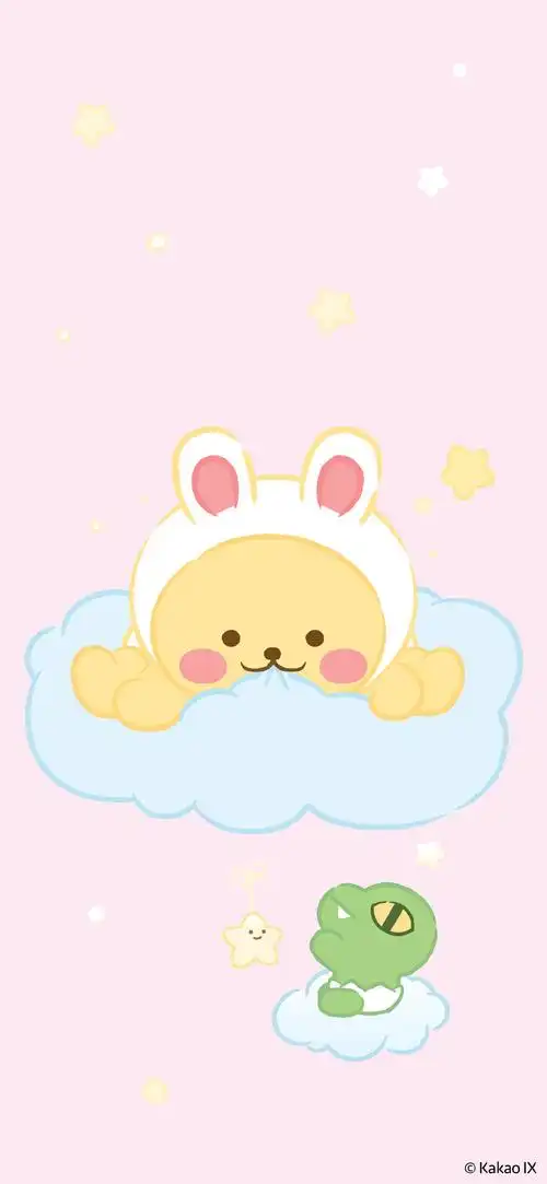 少女心软萌可爱手绘手机壁纸