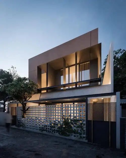 小户型现代风轻奢简约小户型别墅设计