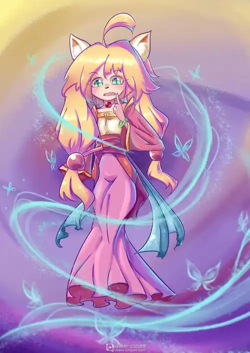 《皓月,拟人,画渣创作》by 王兰花鸡婆