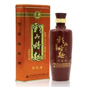 38° 彩山特曲铁盒贵宾酒 460ml*6 礼品酒送礼 浓香型 彩山