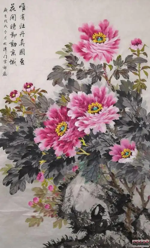 文化大运河——冯字锦牡丹画作品展(图16)