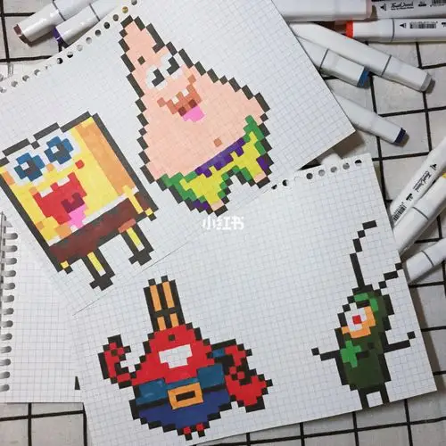 格子画 简单且可爱