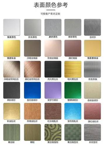 不锈钢边框线条严格按尺寸定做,一经下单,非质量问题不予退换货,颜色