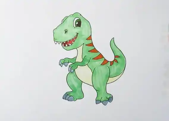 霸王龙简笔画 霸王龙简笔画图片大全