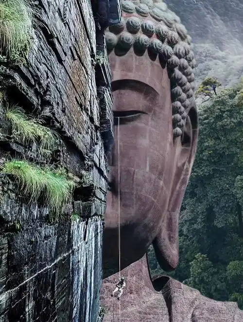 牛久大佛,曾经以世界第一高铜制佛像而被载入世界吉尼斯记录