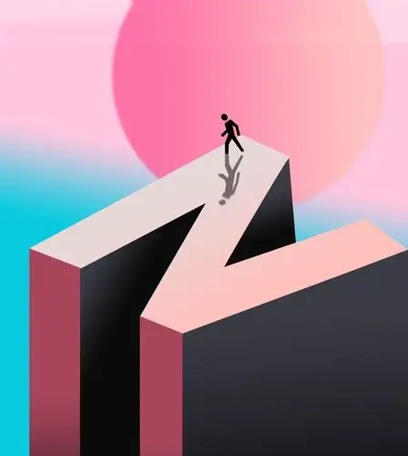 ps-渐变立体字母效果