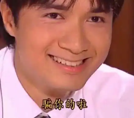 骗你的啦(何书桓表情包)_何书表情