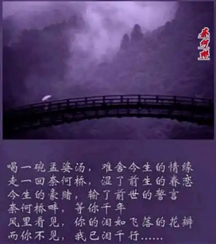 穿越奈何桥 情寄彼岸花 化为孟婆身