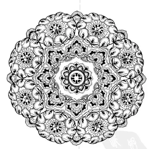 经典宝相花纹样唐