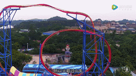 长隆星项目火箭过山车速度真的有火箭那么快
