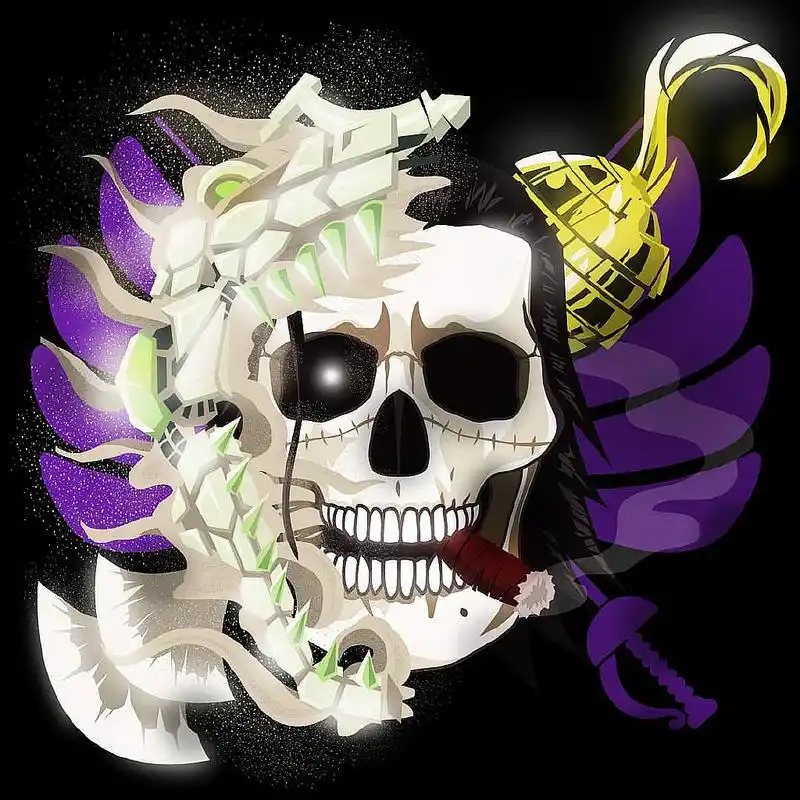 外网大神创作的《海贼王》九个骷髅头,全认出来的,不超过两位数