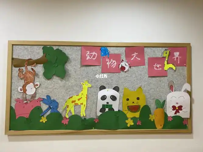 《动物主题墙》