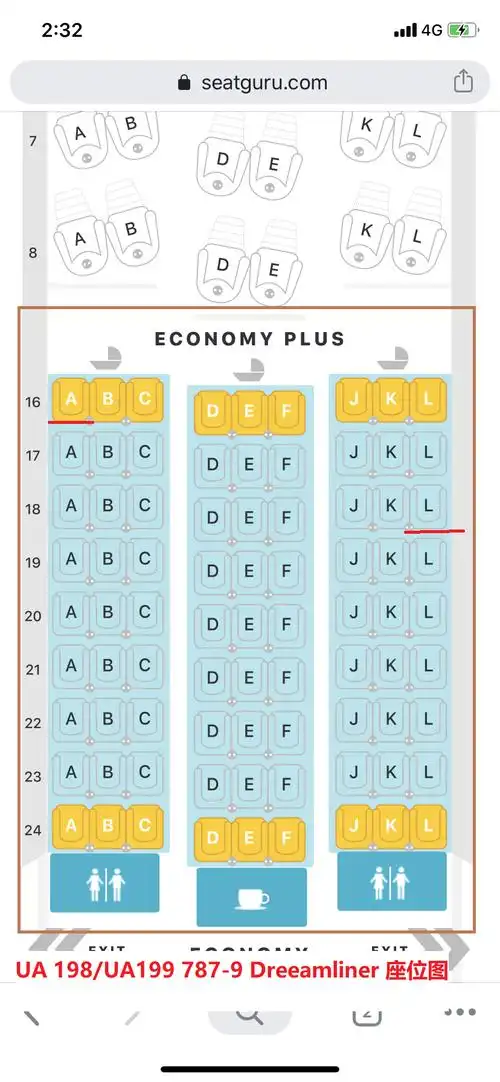 波音787-9座位分布图,波音787-8座位分布图-图片大观-奇异网