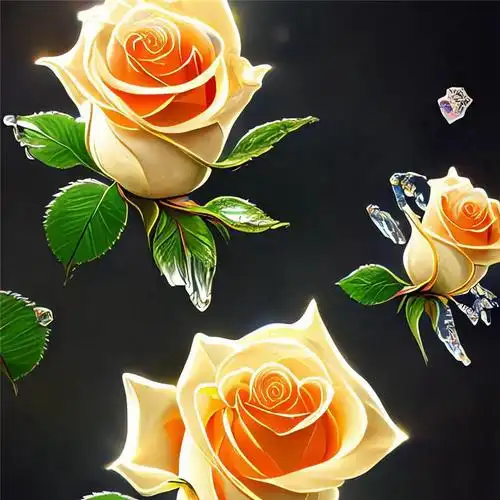 香槟金玫瑰唯美头像图片_微信头像_头像屋