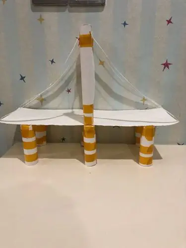 这是我做的纸桥