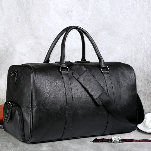 男士手提旅行包超大容量短途出差旅游包休闲行李袋皮单肩斜挎大包