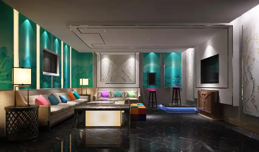 糖果树ktv现代简约装修效果图