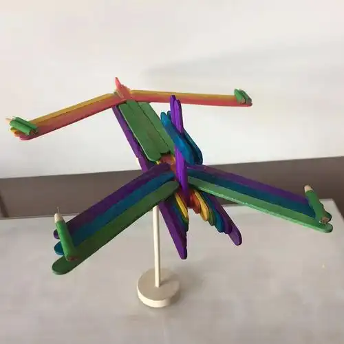 雪糕diy飞机模型手工手工制制作材料冰棍棍棒飞机模型