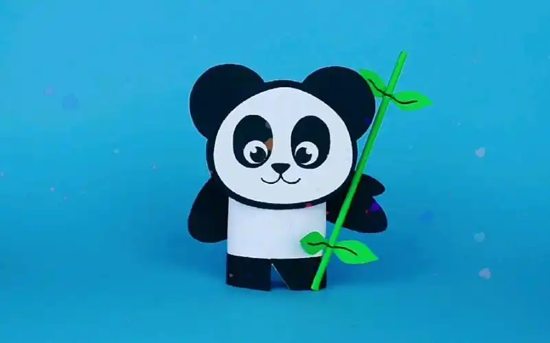 教你制作萌萌哒大熊猫,创意手工diy折纸教程,一看就会系列