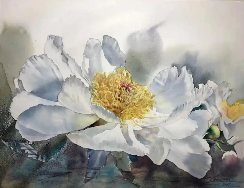 女画家赵燕书画艺术作品赏析