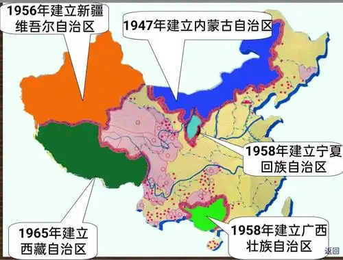 也了解了几个较大的少数民族及自治区!