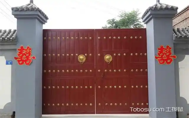 农村院子大门风水大门风水禁忌需早早知道