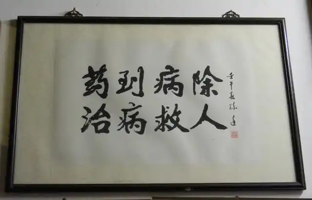 "药到病除,治病救人"