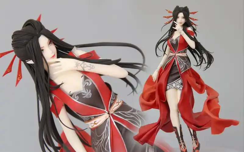 【六六】天行九歌焰灵姬超轻粘土手办制作