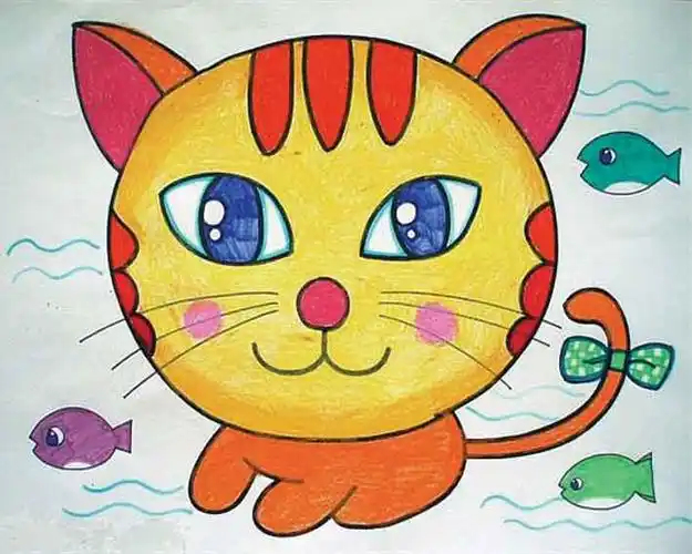 简笔画首页 儿童画大全 7-8岁儿童画 正文