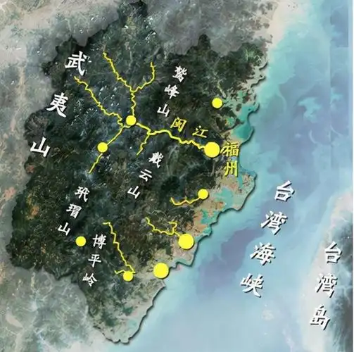 福建,山地,丘陵占全省总面积的80%以上,素有"八山一水一分田" 之称