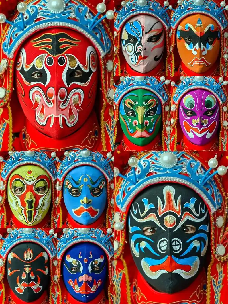 3d脸谱更新新款上市#变脸脸谱 #川剧变脸脸谱 #西安华韵 - 抖音