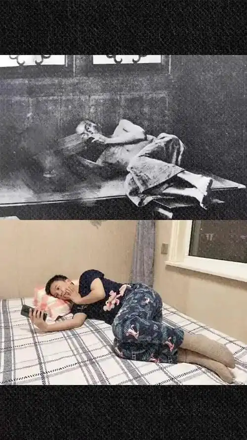 过度玩手机堪比过去吸鸦片,姿势都是一样的