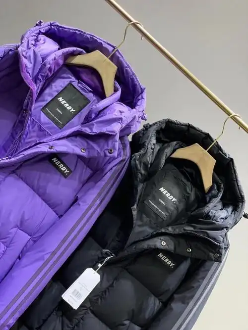 韩国nerdy羽绒服加厚男女虞书欣同款反光短款外套黑色m成人