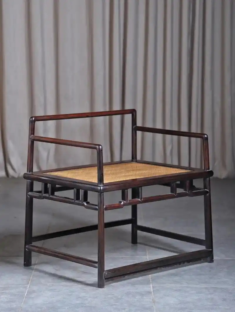 民国 苏作明式红木软屉.禅椅