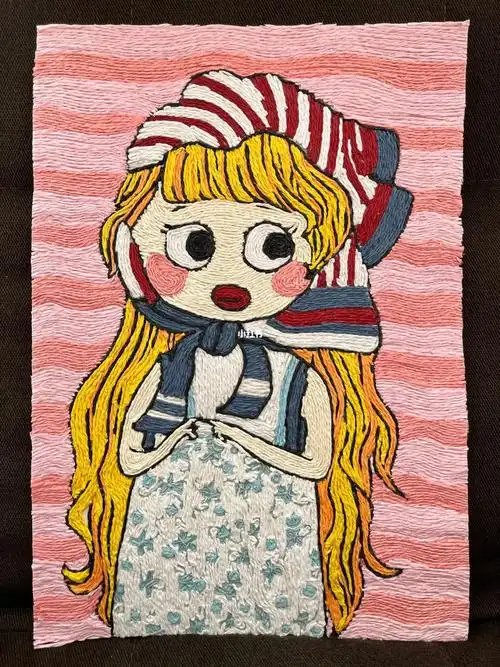 纸绳画 #学前教育  #期末作业  #手工