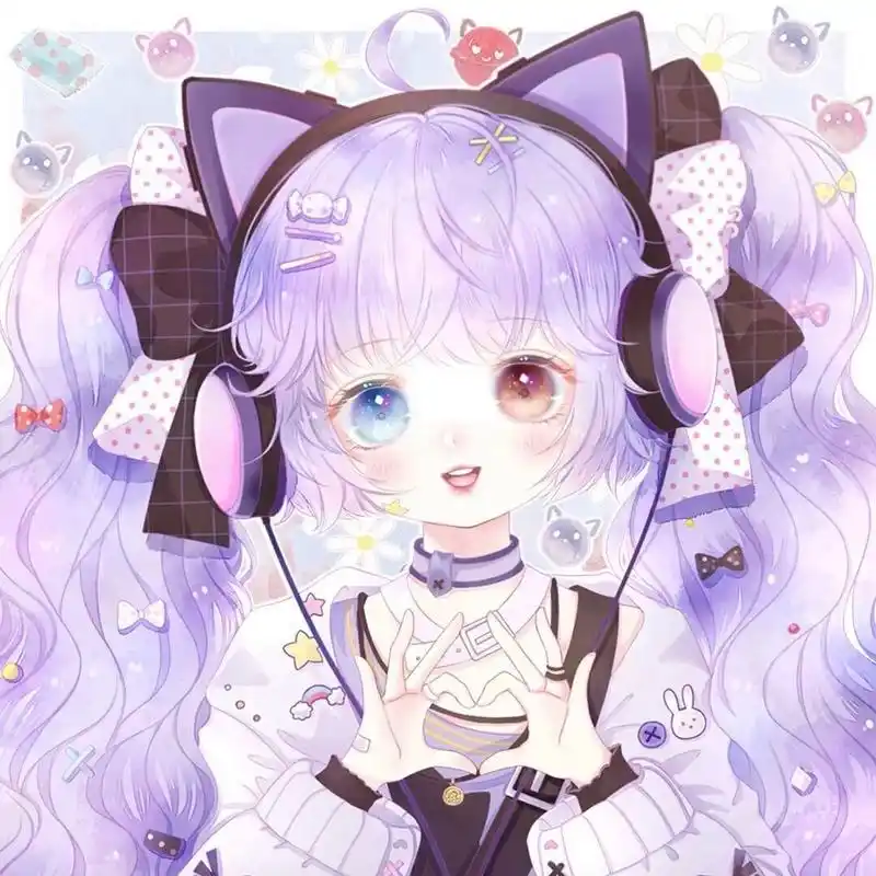 异瞳系列女生动漫头像 异瞳是民俗文化信念中的一种招灵的超能力,意味