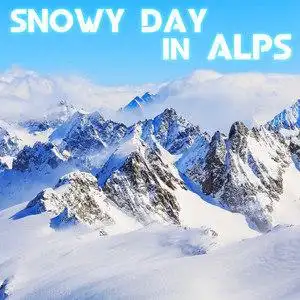 snowy day in alps (feat.