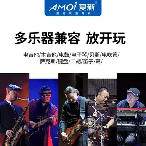 夏新吉他键盘音箱户外民谣唱歌蓝牙直播乐队扩音专用便携充电