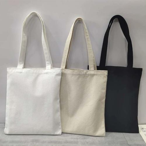 帆布袋diy手提女生单肩包环保购物袋空白手绘帆布袋学生补习背包