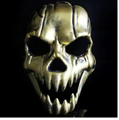 恐怖分子面罩 万圣节恐怖面具骷髅头斯巴达僵尸cs野战面罩吸血鬼杀人