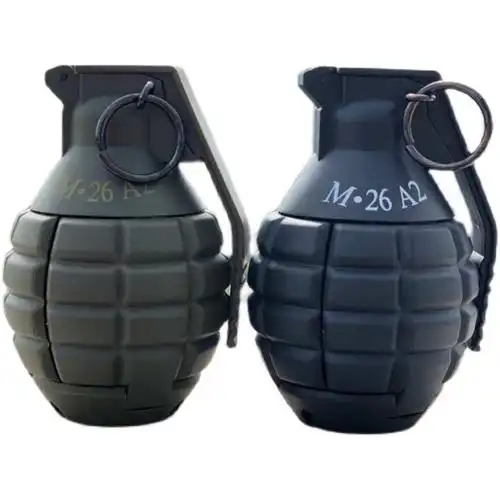 仿真手雷弹 可炸 水弹手榴儿童玩具弹可炸m26a2道具m18吃鸡烟雾弹